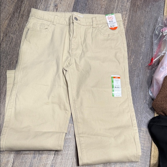 Wonder Nation Kids Casual Tan Pants - Picture 4 of 8